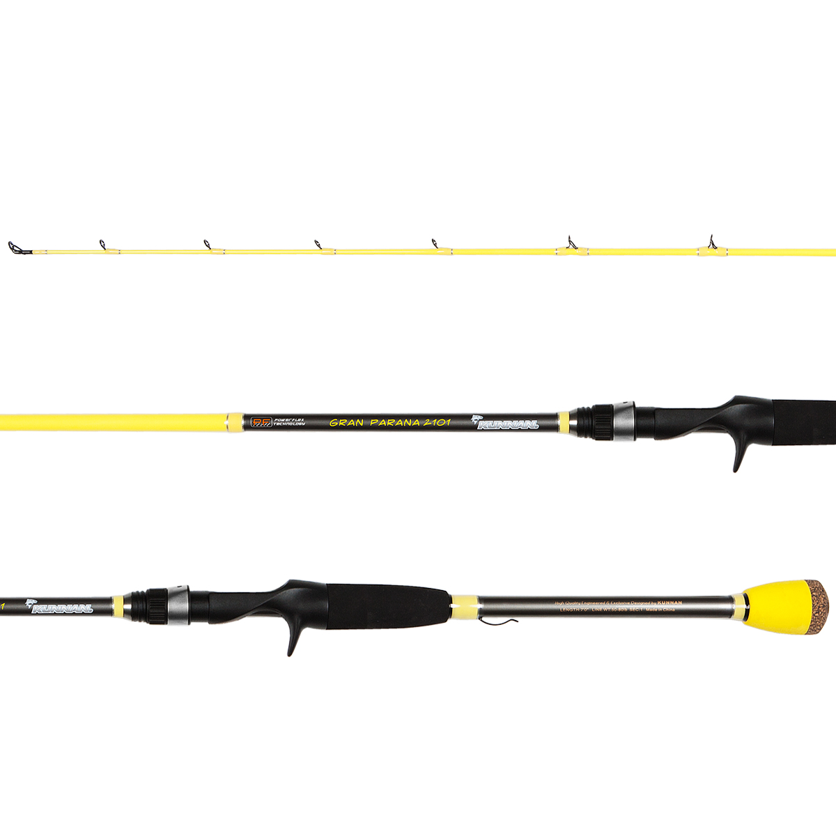 Caña Pescar Caster Sniper 2.40m Spinning Variada Rio 20-80gr
