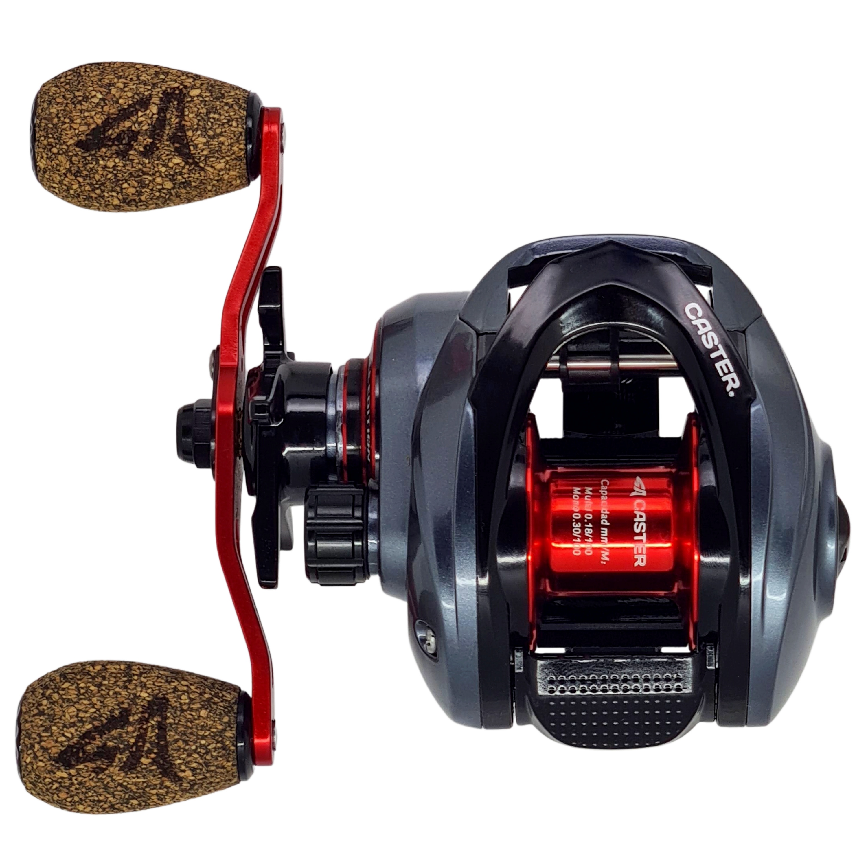 Kit Pesca Reel Huevito + 100m Multifilamento + Funda Reel - EL